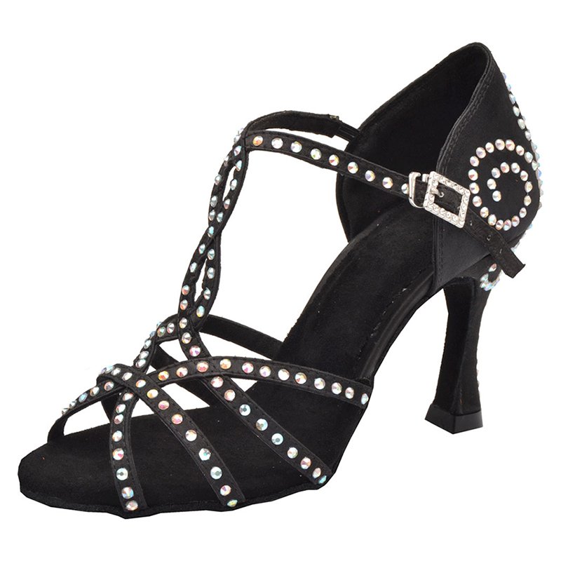 satin t track latin dance heels1